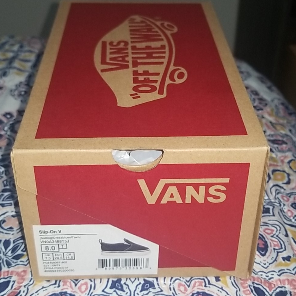 Vans slip ons